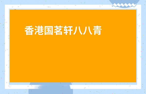 香港國茗軒八八青-八八青普洱茶