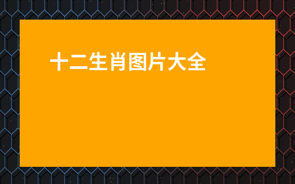 十二生肖圖片大全12張怎么畫-12生肖畫法